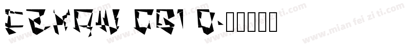 FZXRW GB1 0字体转换